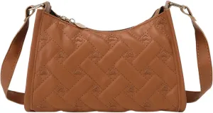 Womens Shoulder Shopping Handbags Waterproof Nylon Crossbody Bags for Woman Trendy Cute Purse for Women Trendy(Brown)