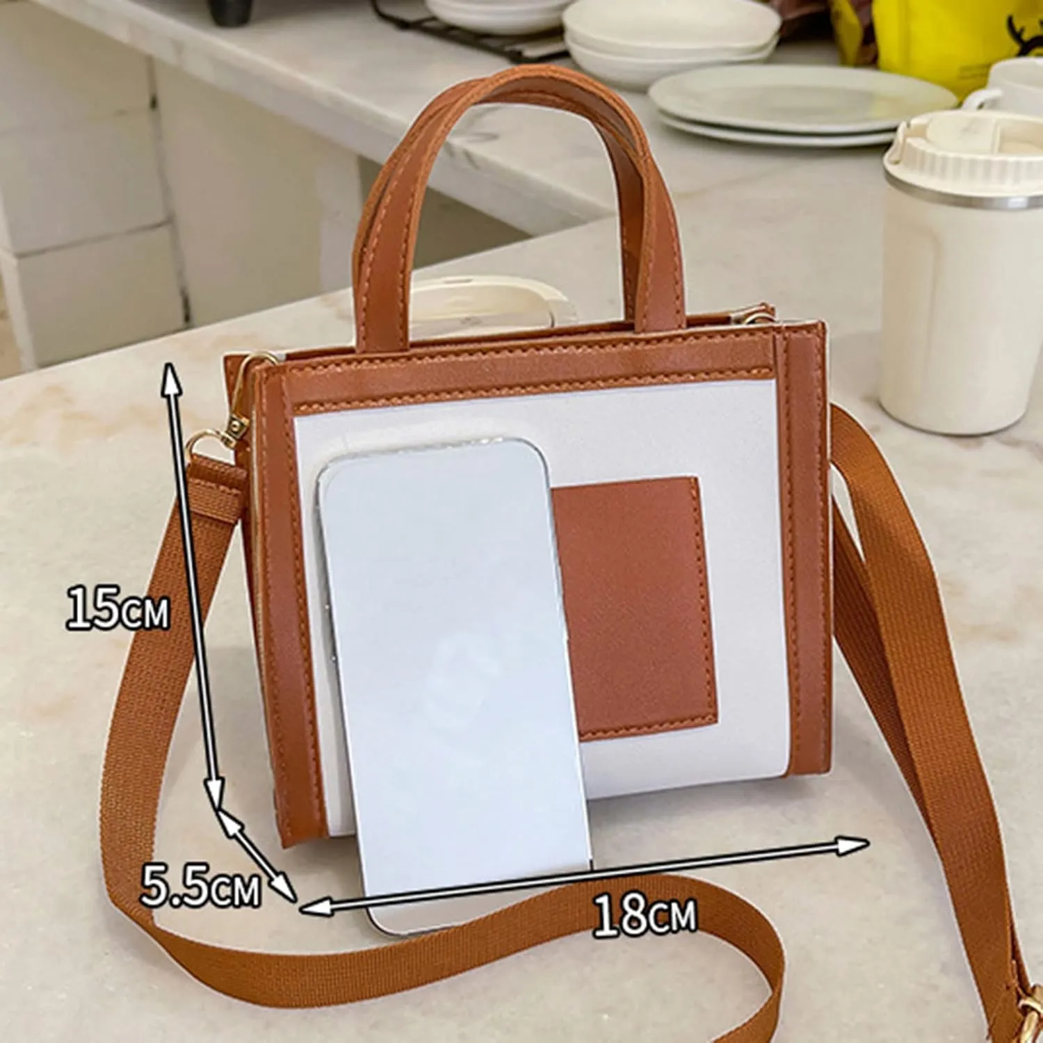 Womens Shoulder Shopping Handbags Women's Shoulder Bags Tote Satchel Hobo Carry Options for Work and Daily Use(White)