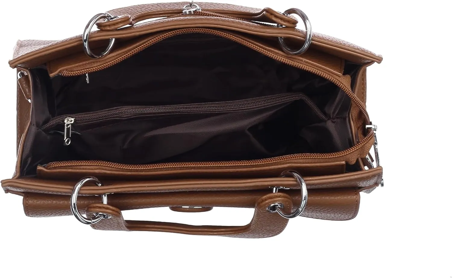 Women's Structured Tote Bag  Elegant Top Handle Satchel with Lock Closure & Adjustable Strap