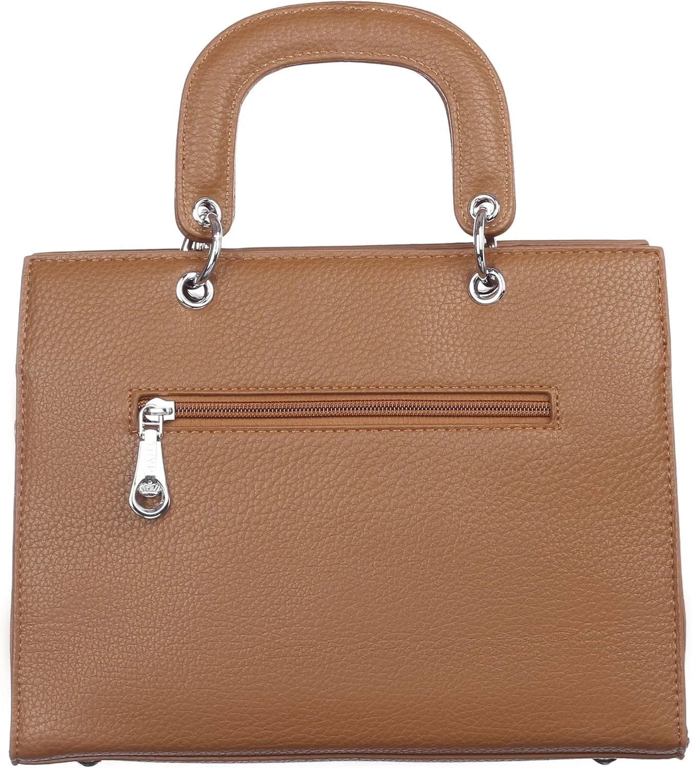 Women's Structured Tote Bag  Elegant Top Handle Satchel with Lock Closure & Adjustable Strap
