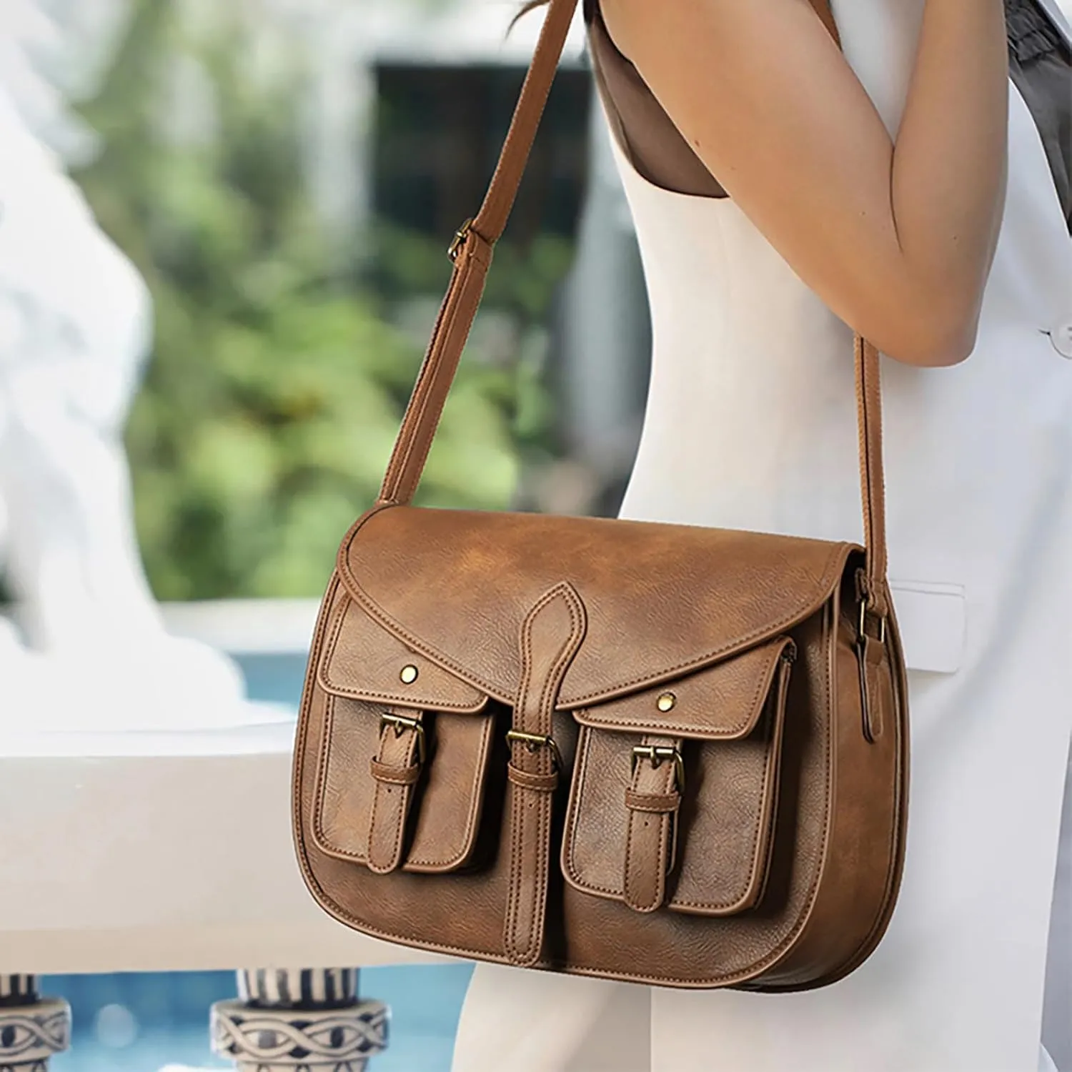 Women's Trendy Purses Vegan Leather Hobo Handbags Casual Nylon Purses Handbags Crossbody Bags Womens Crochet Bag(A)