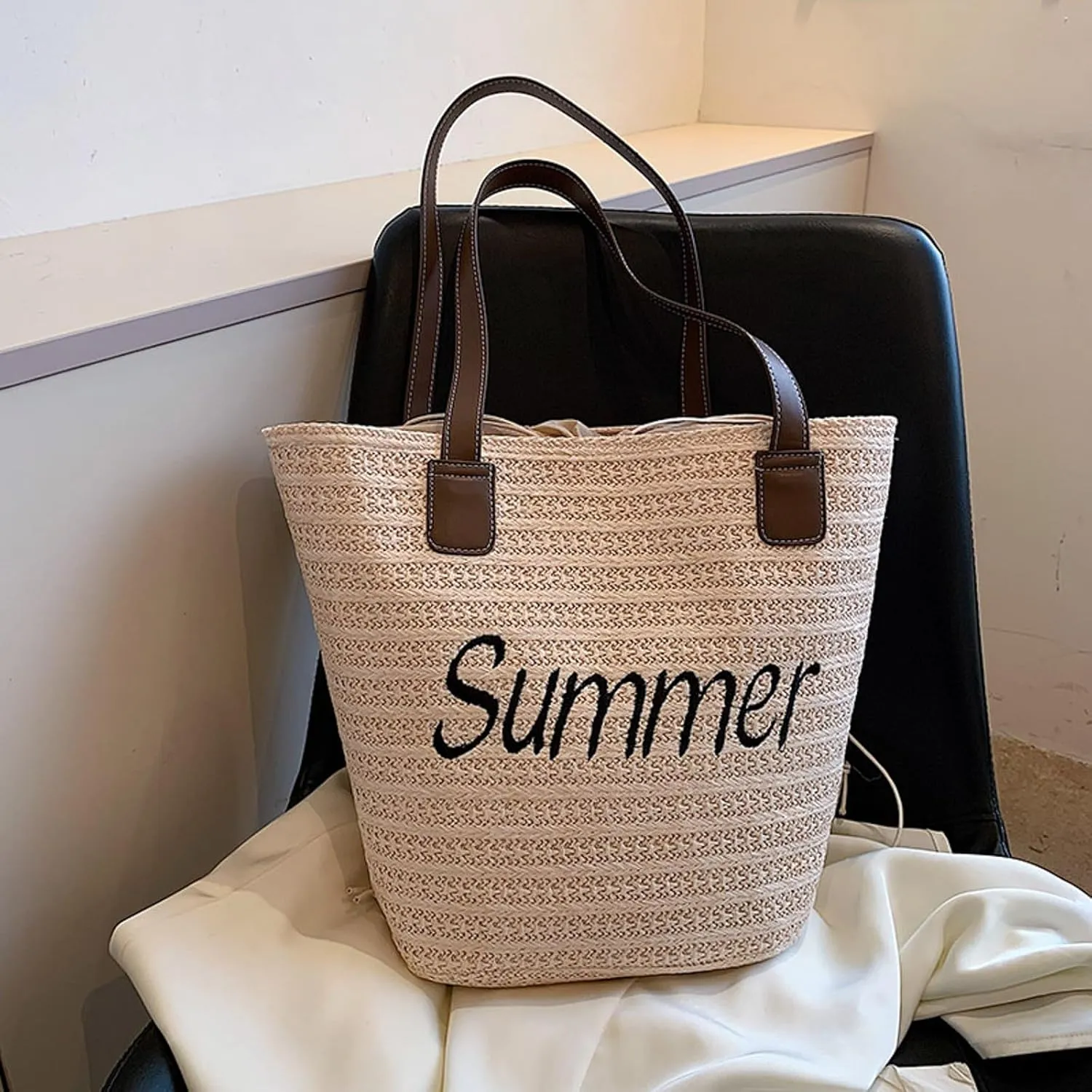 Women's Trendy Purses Vegan Leather Hobo Handbags Fashion Canvas Hippie Crossbody Bags Trendy Clutch Saddle Bag(White)