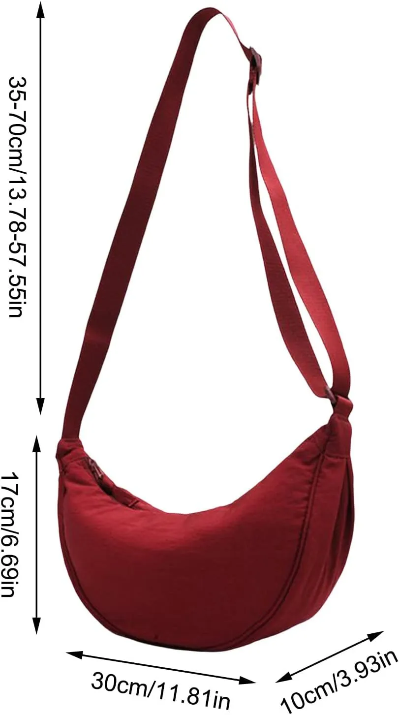 Women's Trendy Purses Vegan Leather Hobo Handbags Lightweight Quilted Fabric Handbags for Women Small Makeup Bag(Black)