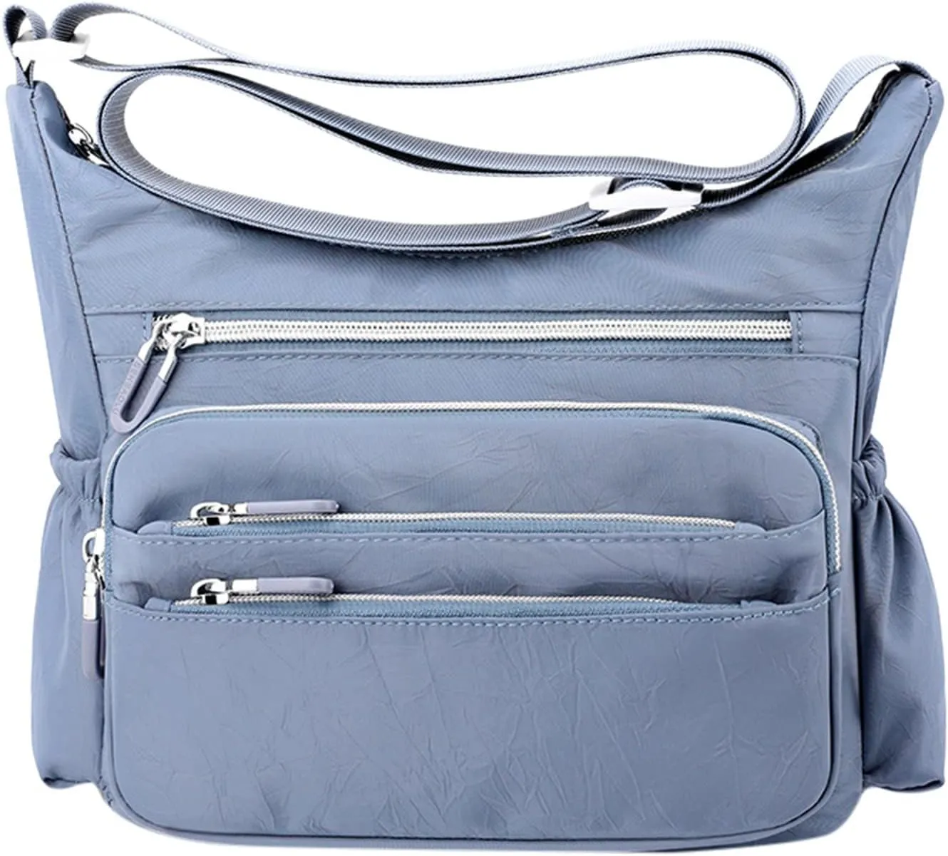 Women's Trendy Purses Vegan Leather Hobo Handbags Lightweight Quilted Fabric Handbags for Women Transparent Bag(BU1)