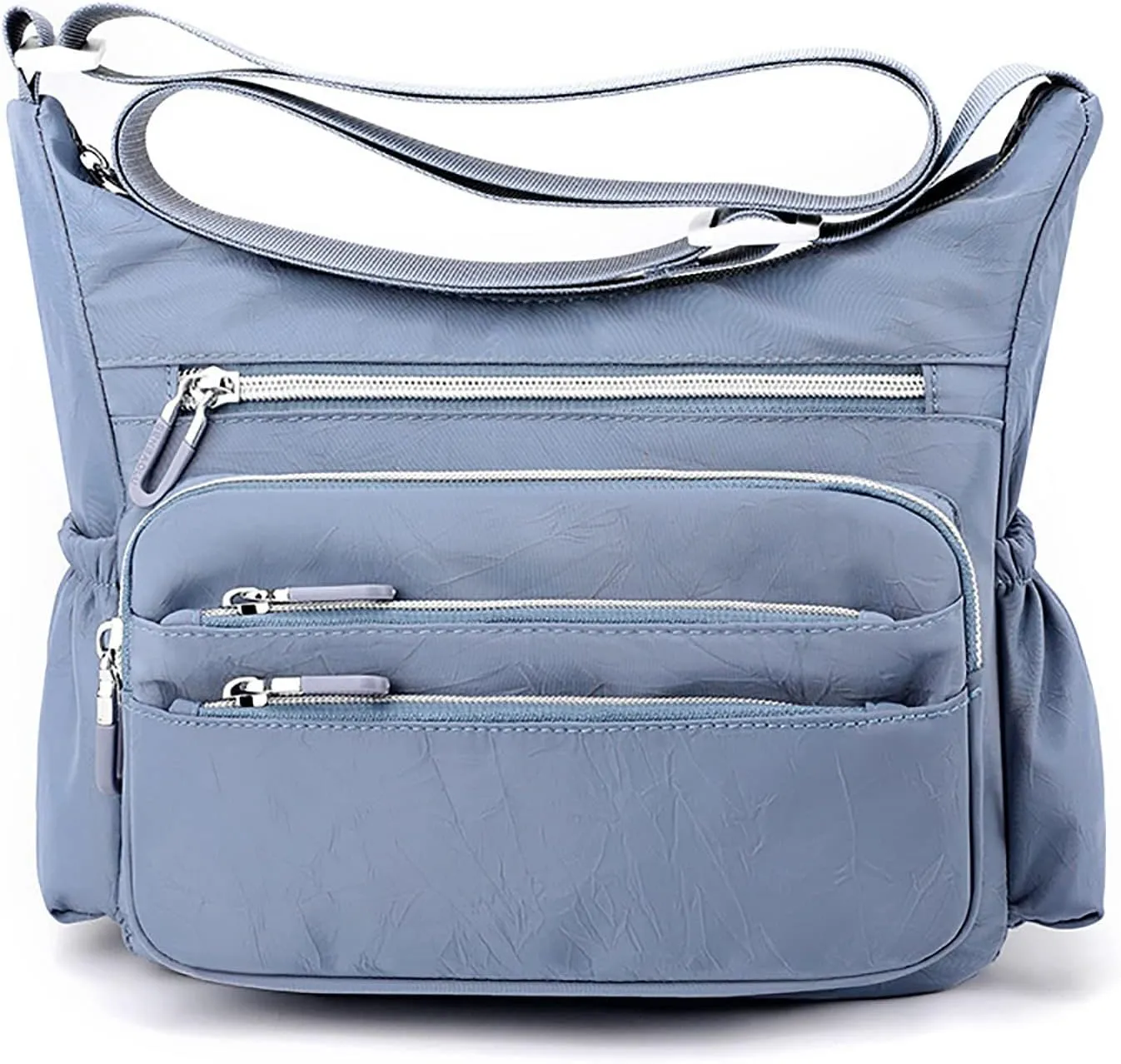 Women's Trendy Purses Vegan Leather Hobo Handbags Lightweight Quilted Fabric Handbags for Women Transparent Bag(BU1)