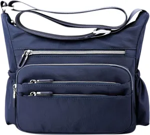 Women's Trendy Purses Vegan Leather Hobo Handbags Lightweight Quilted Fabric Handbags for Women Transparent Bag(BU2)