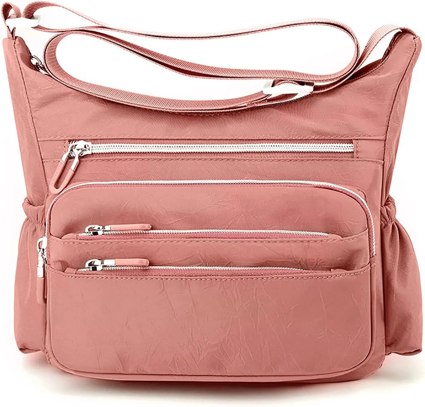 Women's Trendy Purses Vegan Leather Hobo Handbags Lightweight Quilted Fabric Handbags for Women Transparent Bag(One Size)