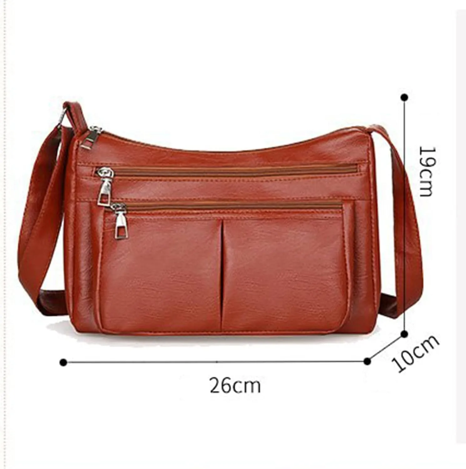 Women's Trendy Purses Vegan Leather Hobo Handbags Small Quilted Crossbody Bags for Women Womens Shoulder Purse(Brown)