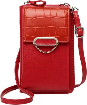 Women's Trendy Purses Vegan Leather Hobo Handbags Waterproof Nylon Crossbody Bags for Woman Trendy Gifts for Mom(RD1)