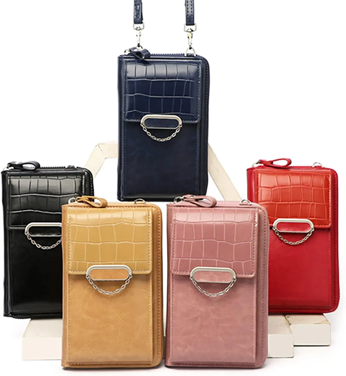 Women's Trendy Purses Vegan Leather Hobo Handbags Waterproof Nylon Crossbody Bags for Woman Trendy Gifts for Mom(RD1)