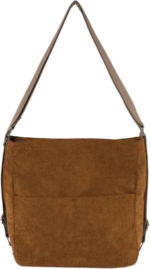 Women's Trendy Purses Vegan Leather Hobo Handbags Women's Shoulder Bags Tote Satchel Hobo Travel Bag with Zipper(Brown)