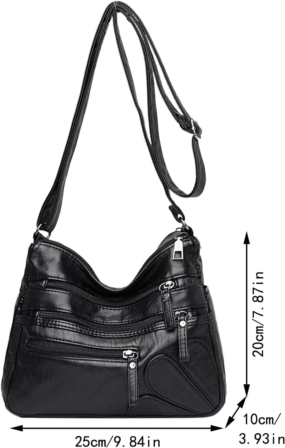 Women's Trendy Purses Vegan Leather Hobo Handbags Women's Shoulder Bags Tote Satchel Hobo Womens Shoulder Purse(Red)