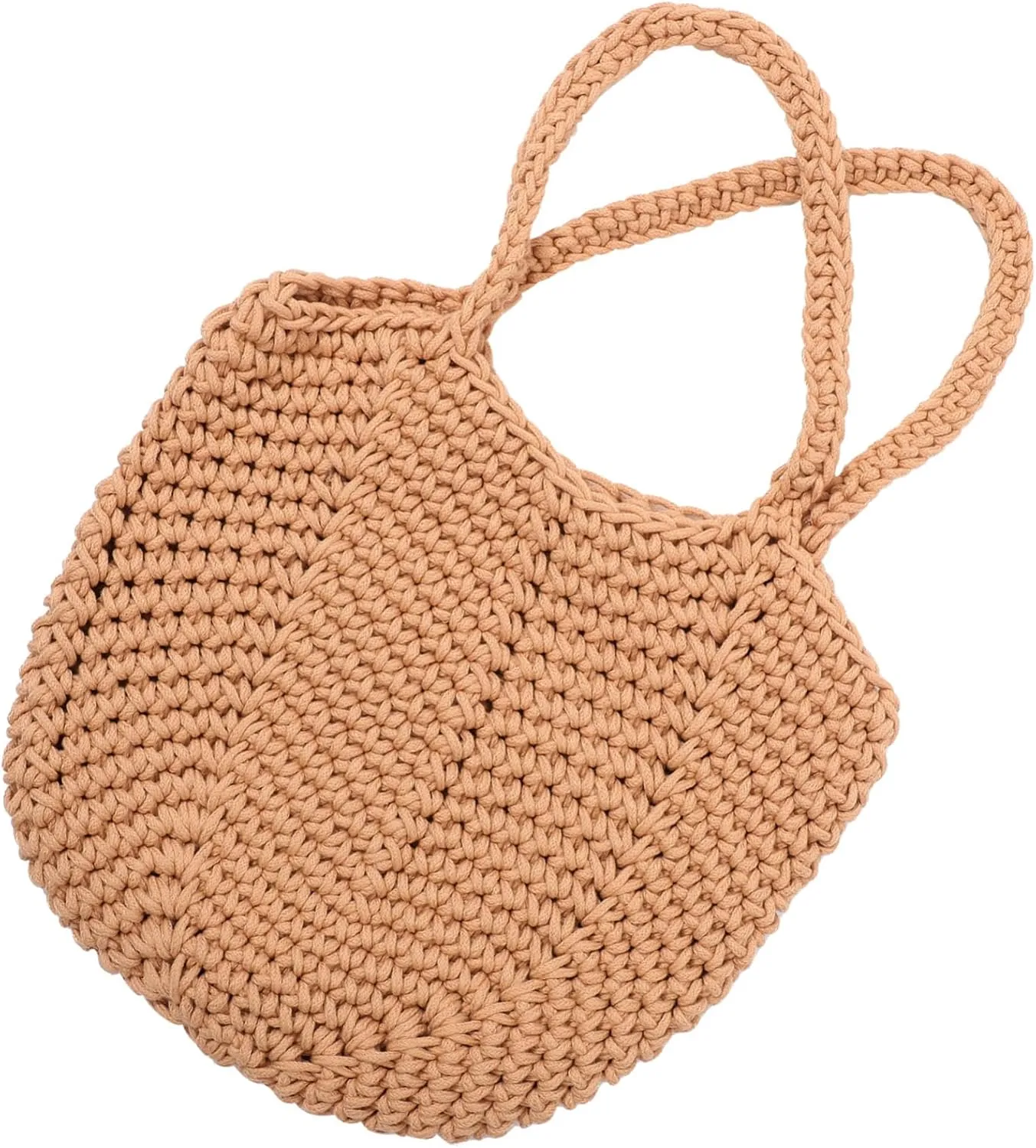 Woven Tote Bag for Women Lightweight Cotton Rope Beach Handbag Versatile for Daily Use present for