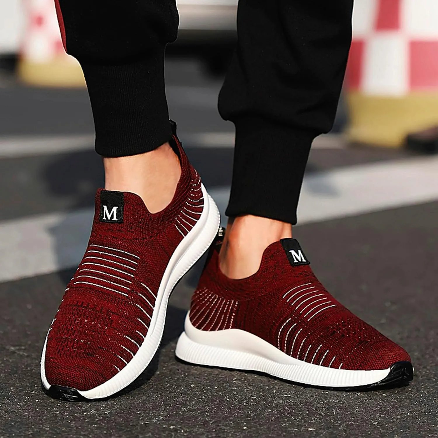 Your Style with Men's Sneakers - Lightweight Breathable Trainers for Optimal Comfort - Stylish Casual Lace-Up
