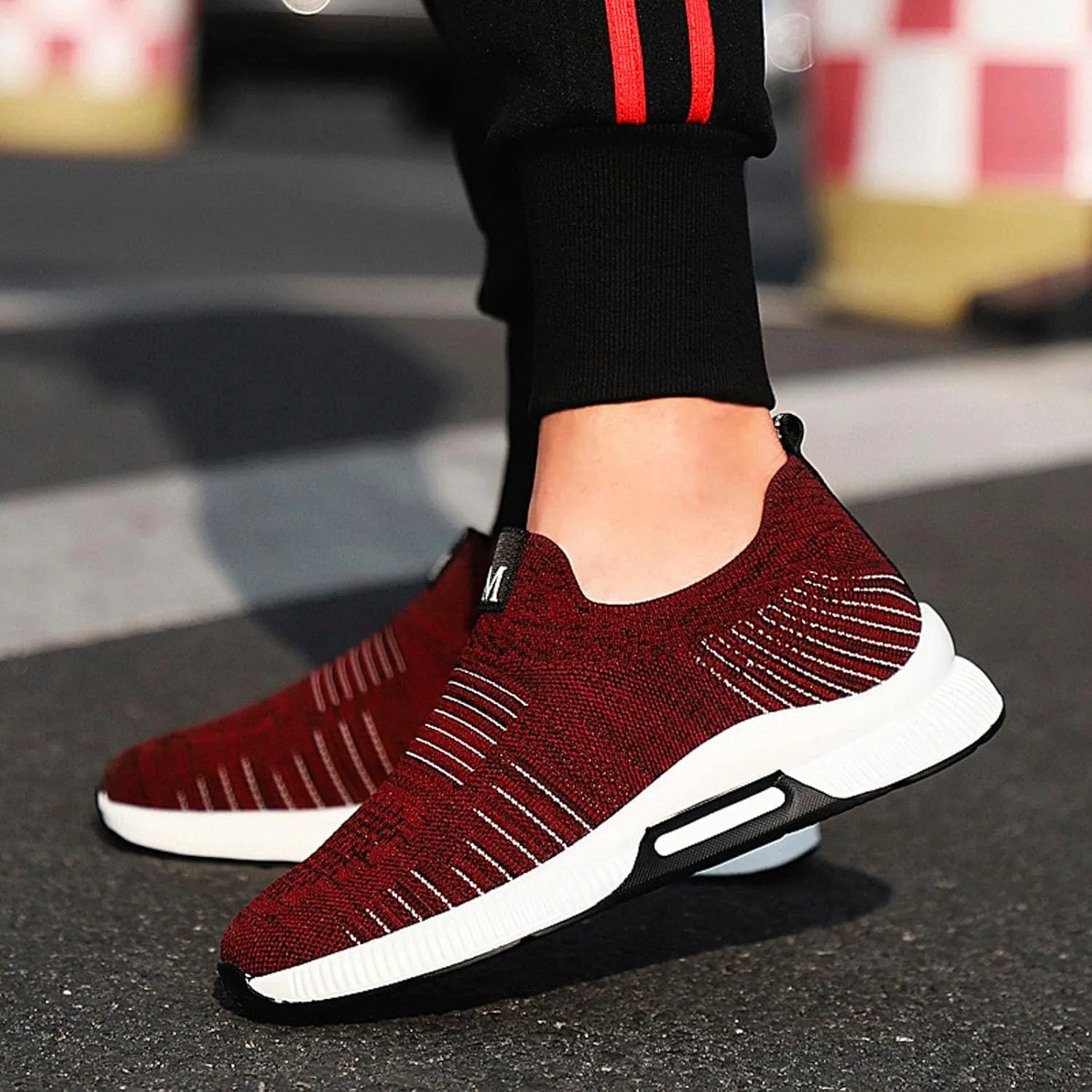 Your Style with Men's Sneakers - Lightweight Breathable Trainers for Optimal Comfort - Stylish Casual Lace-Up