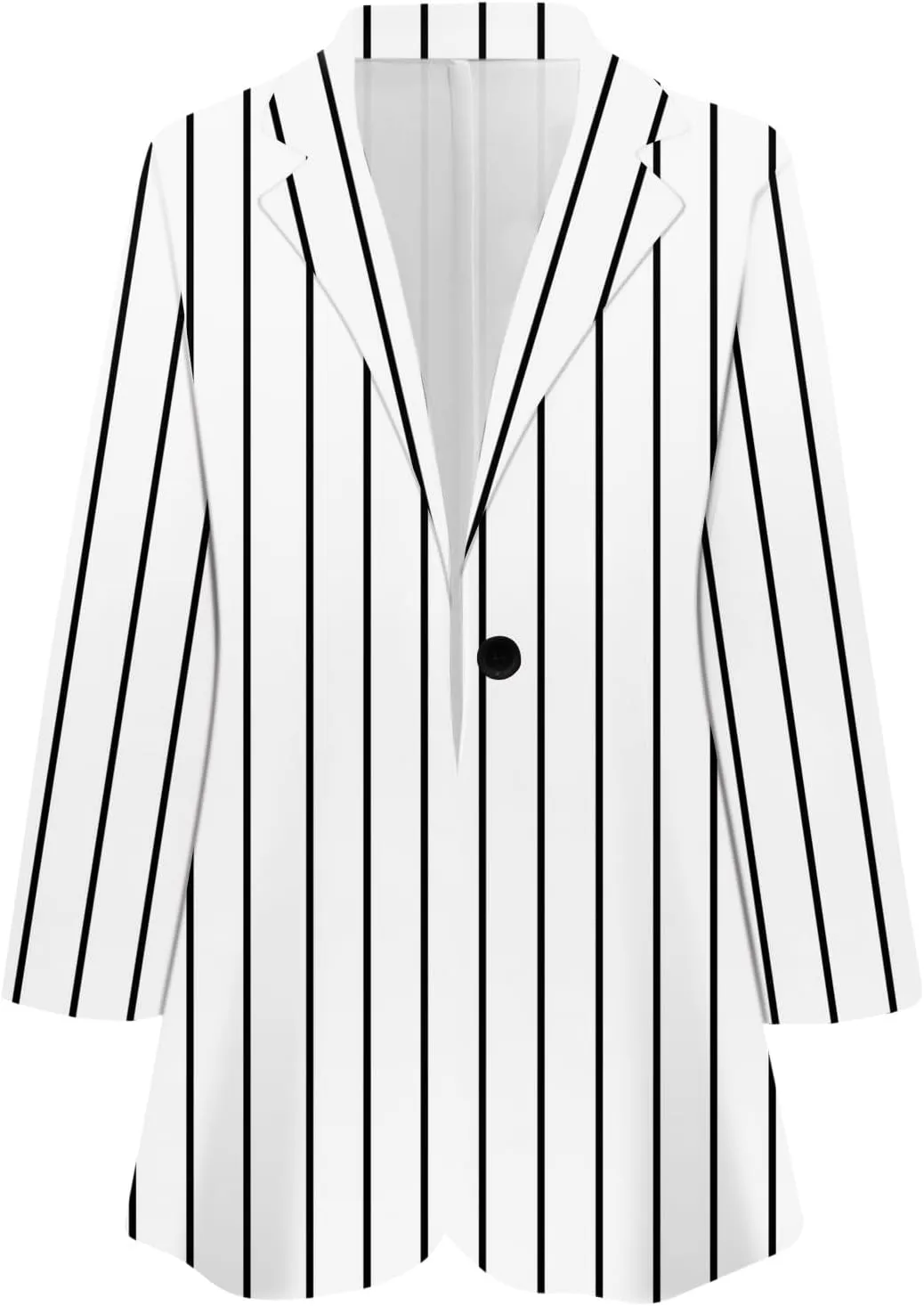 ZEFOTIM Blazer for Women 2024 Casual Oversized Fitted Lapel with Pockets Jacket Long Fashion Trendy Coat