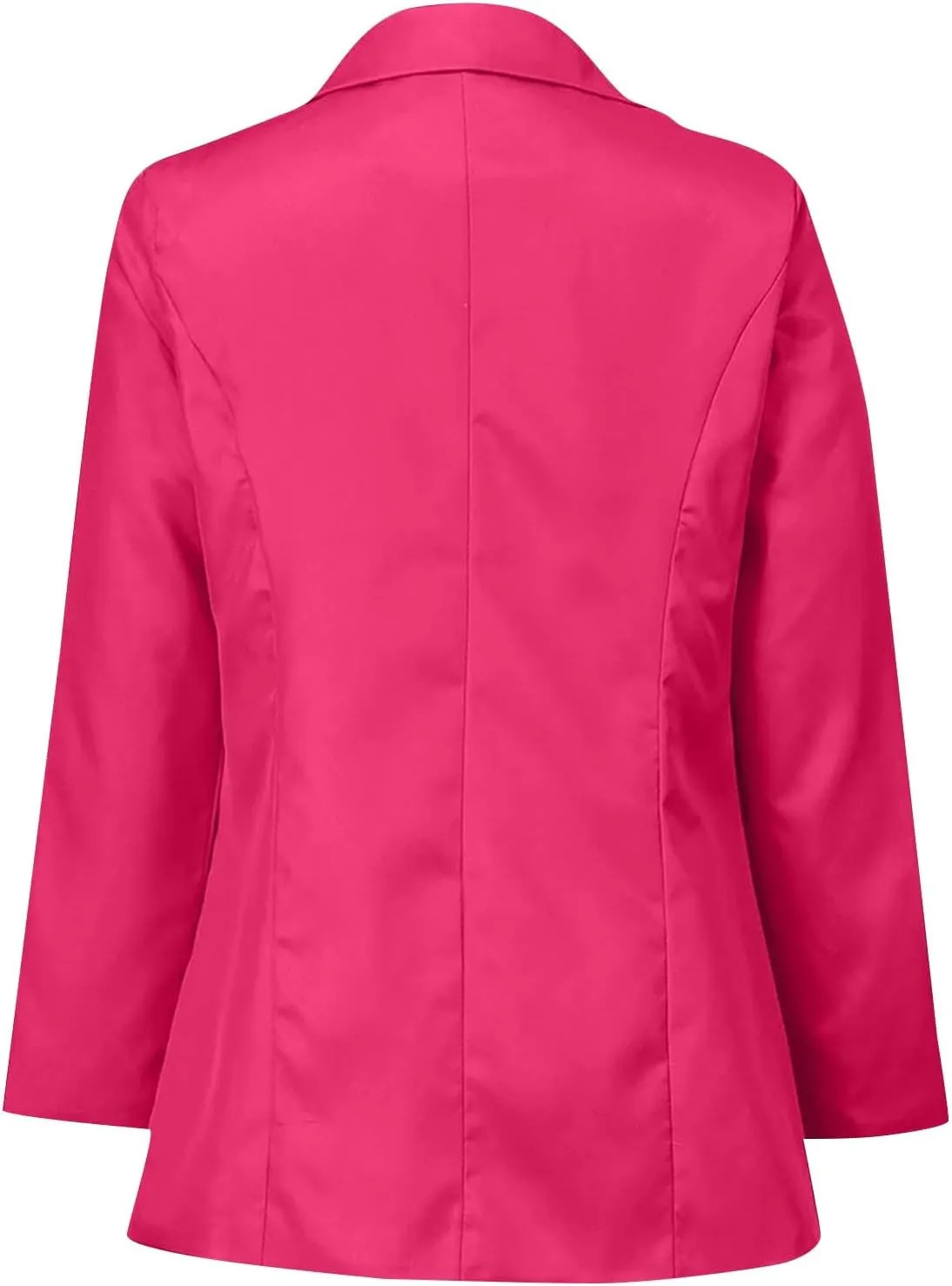 ZEFOTIM Women Blazer Fitted Fashion Plus Size Floral/Striped Coat Trendy Business 2024 Blazer