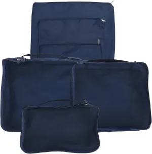 Zerodeko Oxford Fabric Storage Bag Set 6pcs Window-design for Easy Access Versatile Storage