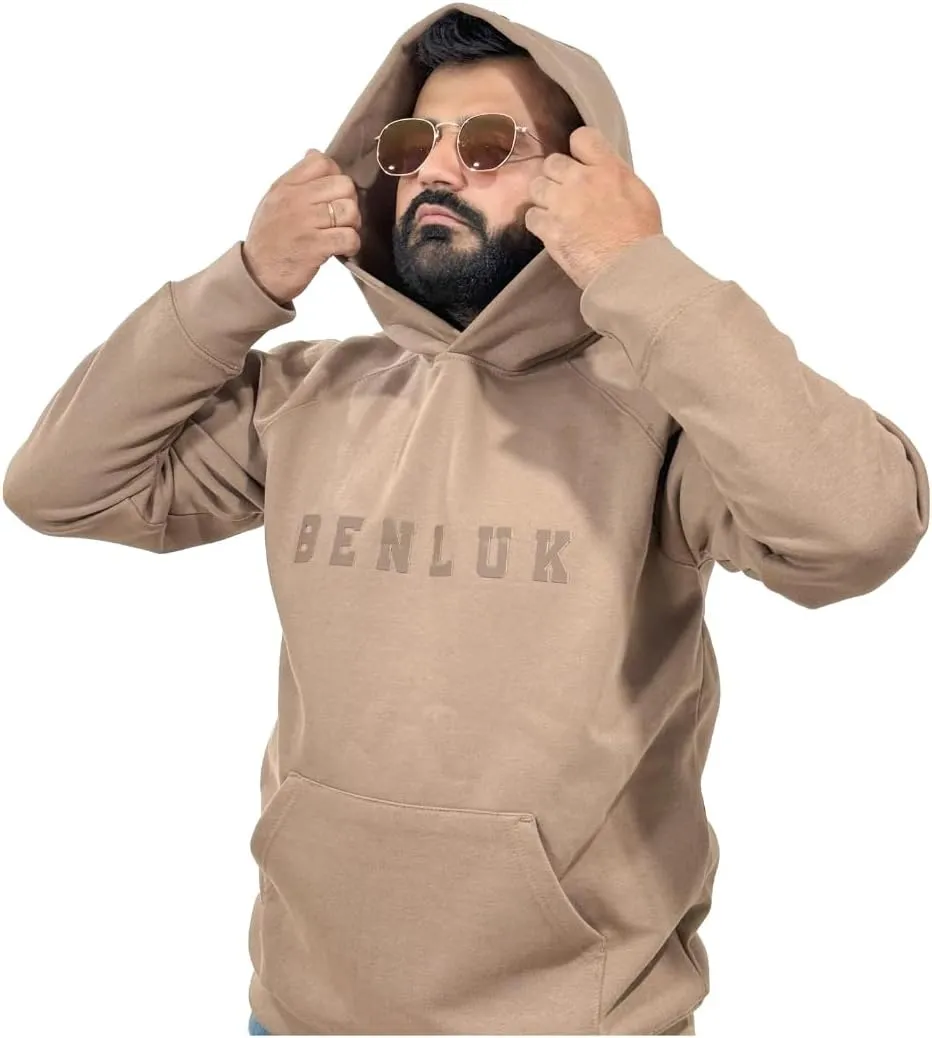 Zhirxo Mens and Womens Oversized Hoodie - Casual Cotton Pullover Sweatshirt - Long Sleeve Fashion Wear