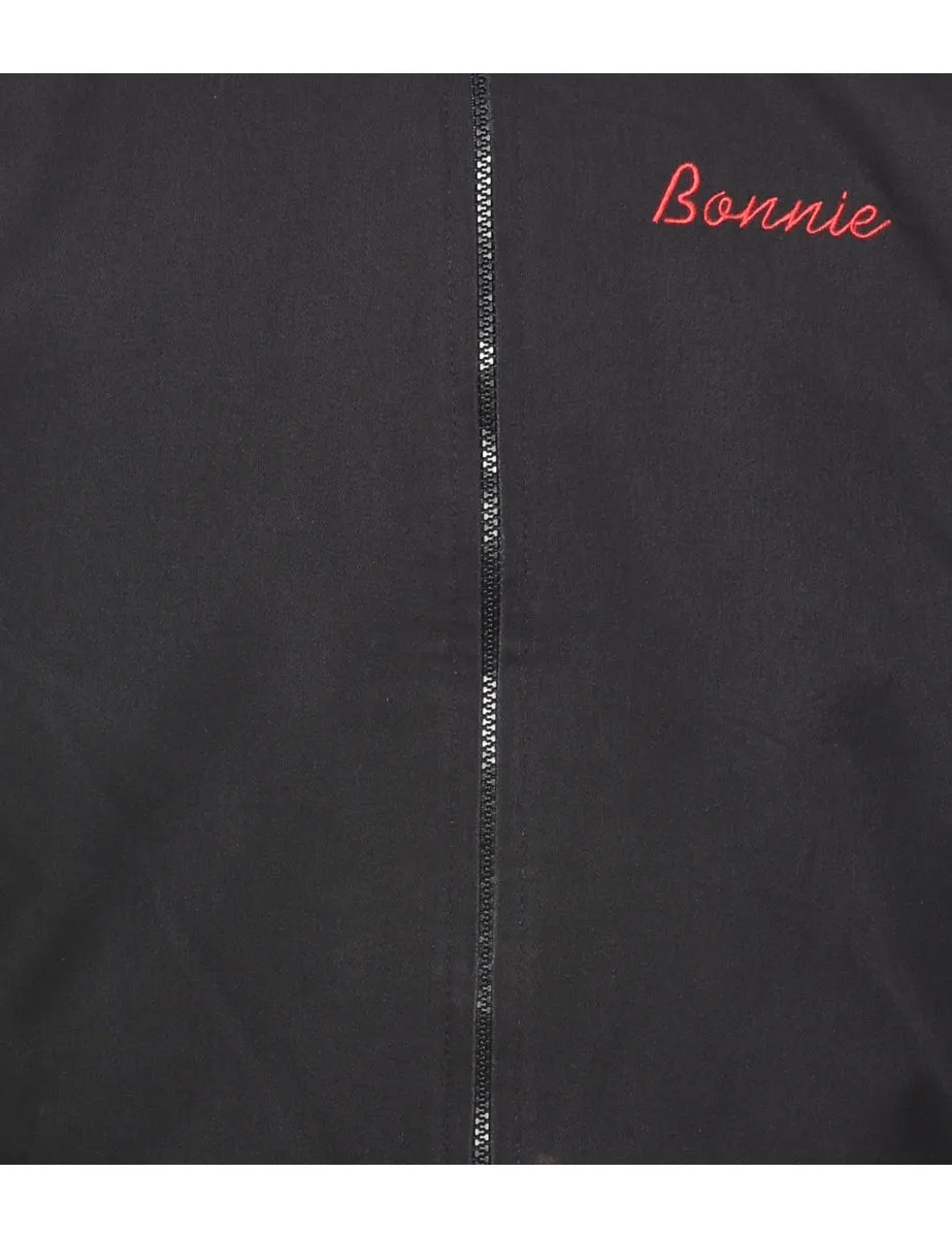 Zip Front Bomber Jacket - M